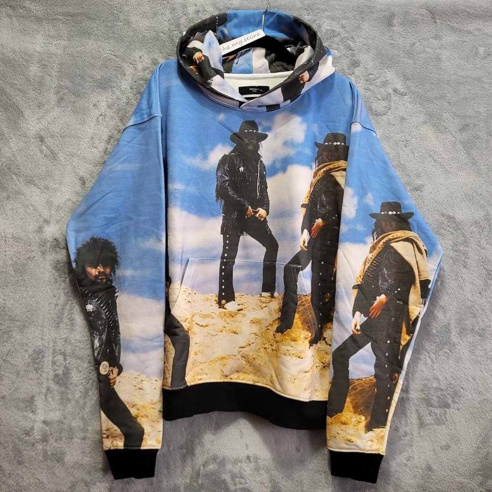 Midnight Studio Shane Gonzales Ace Of Spades Motorhead Cotton Hoodie Mens Sz L
